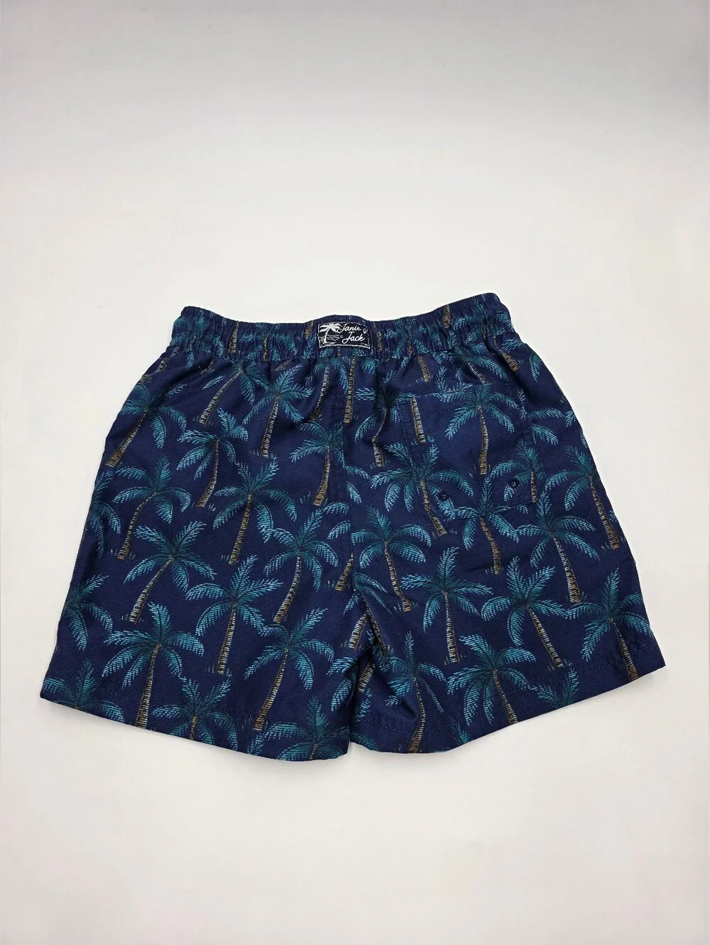 Janie and Jack boys' palm tree swim trunks size 8